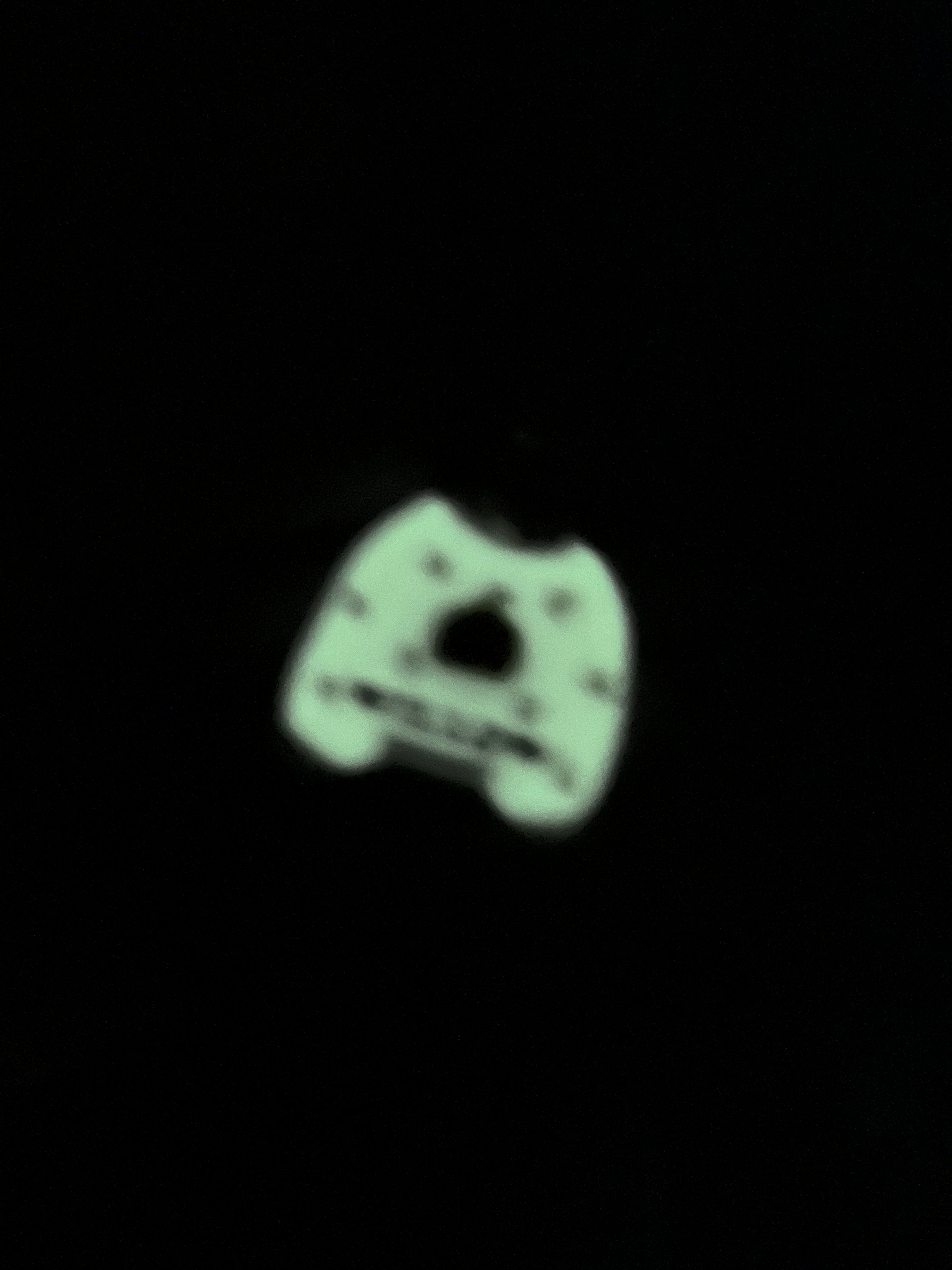 Sweater Weather Shine - Personalized Glow in the Dark Pet Tag for Dogs & Cats