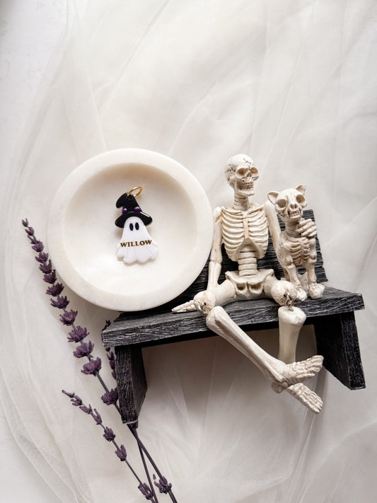 Witchy Boo-tiful Ghost - Pet Tag for Dogs, Cats & All Pets