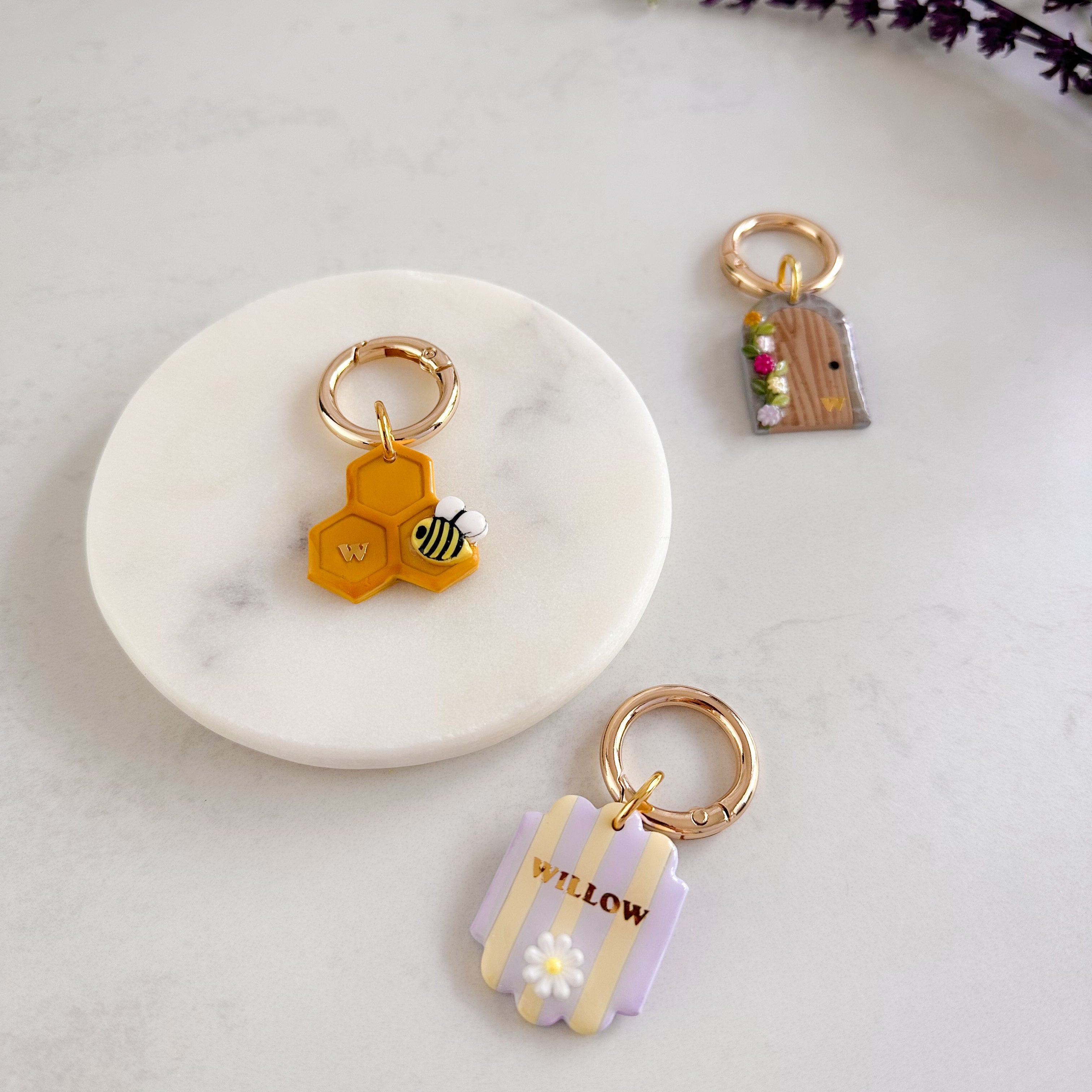 Wandering Wildflower- Pet ID Tag